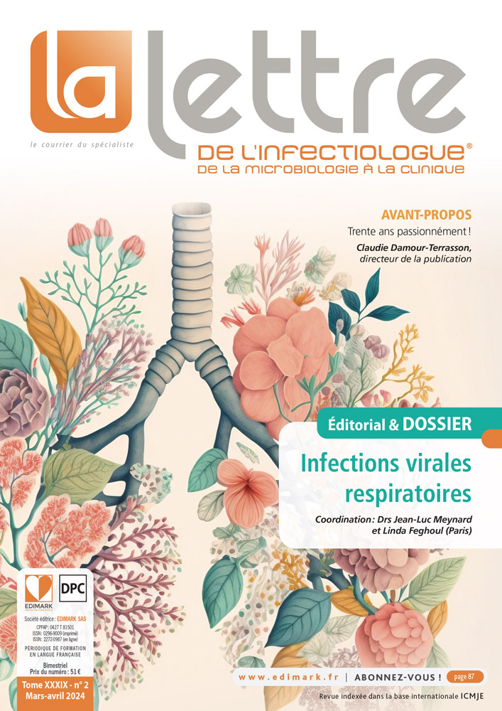 La lettre de l'infectiologue - mars/avril 2024
