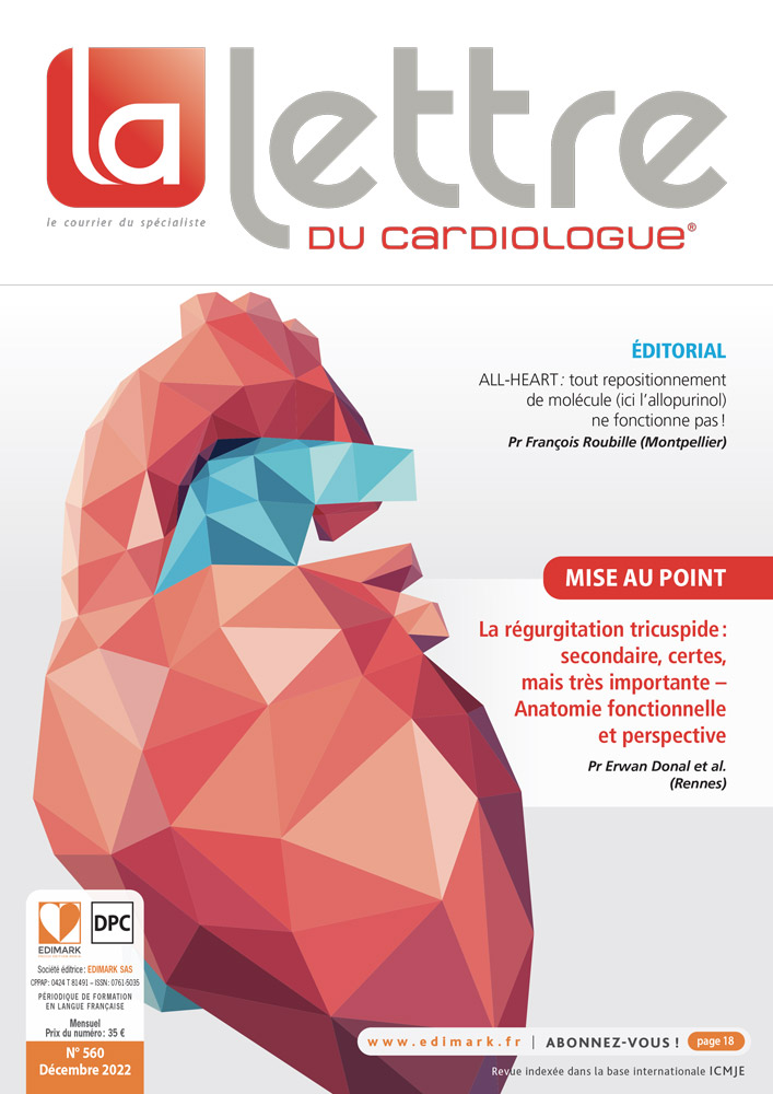 La lettre du cardiologue - décembre 2022